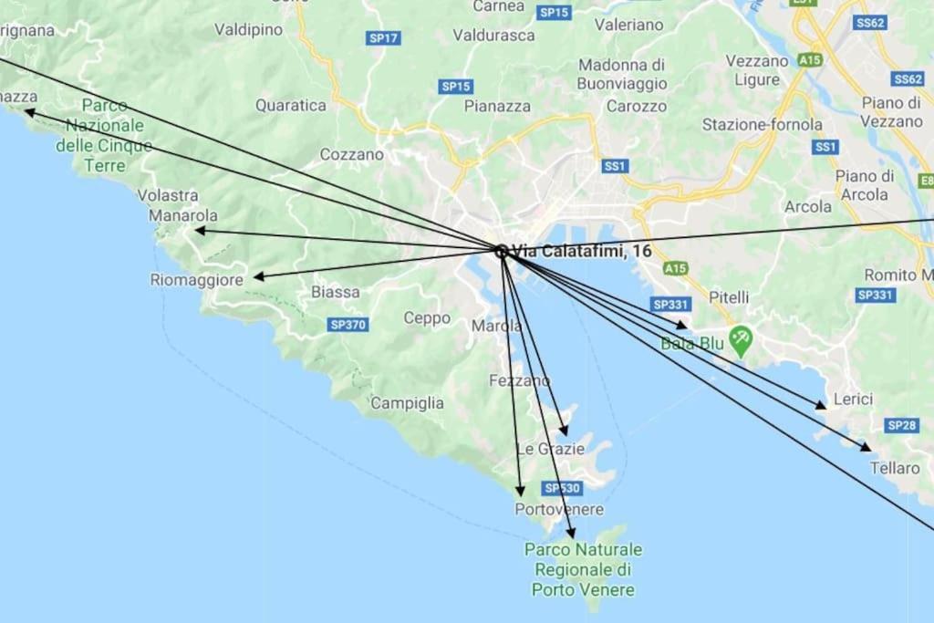 Cinque Terre Sweet Home La Spezia Ngoại thất bức ảnh